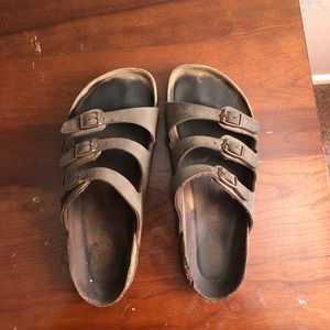 Brown 3 Strap Birkenstocks